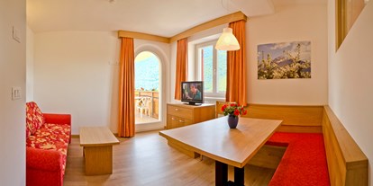 Pensionen - Kühlschrank - Italien - Die Kirschblüte mit 35m² ist sehr gemütlich und die beiden Balkone sind ideal für Sonnenanbeter. - Pension Plarserhof