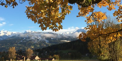 Pensionen - Umgebungsschwerpunkt: Therme - Schladming - goldener Herbst  - Bio-Bauernhof Simonbauer