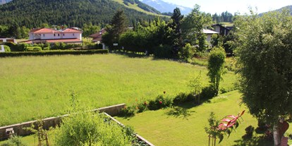 Pensionen - Terrasse - Tirol - Aussicht vom Apartment - HAUS ALPENGRUSS 