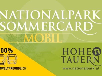 Pensionen - Kühlschrank - Österreich - Nationalpark Sommercard Partner - viele kostenlose und ermäßigte Attraktionen 1. Mai bis 31. Oktober - Sportpension Thayer