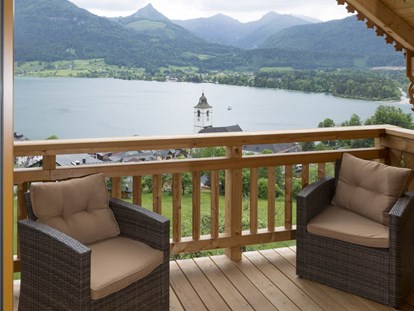 Pensionen - Umgebungsschwerpunkt: See - Blick vom Balkon - Urlaub am Altroiterhof