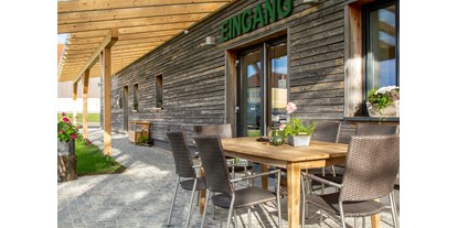 Pensionen - Sauna - Österreich - Eingang Frühstückspension - Gästehaus "In da Wiesn"