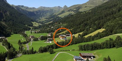 Pensionen - Garten - Pinzgau - Bio-Pension genaue Lage  - Bio-Pension Vorderlengau 