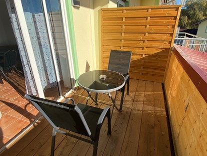 Pensionen - Umgebungsschwerpunkt: Stadt - Balkon Doppelzimmer süd - Pension am Weberhof