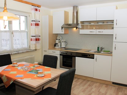 Pensionen - Kühlschrank - Salzburg - Unsere Ferienwohnungen sind mit einer vollwertigen Küche ausgestattet - Pension Fischerhof
