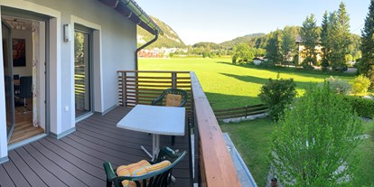 Pensionen - Umgebungsschwerpunkt: See - Salzburg - Ferienwohnung, Blick vom Balkon - Pension Salzburger Hof