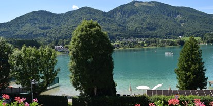 Pensionen - Umgebungsschwerpunkt: See - Salzburg - Blick vom Balkon über den See - Pension Salzburger Hof