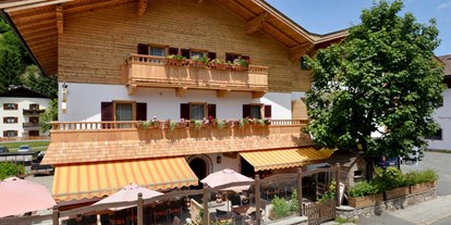 Pensionen - Umgebungsschwerpunkt: Fluss - Tirol - Außenansicht  - Cafe Pension Koller
